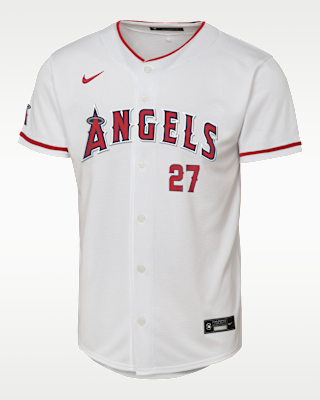 Детские джерси Mike Trout Los Angeles Angels Big Kid's Nike MLB Stadium Jersey