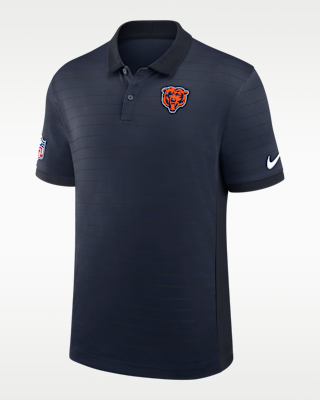 Мужские  Chicago Bears Sideline Victory Stripe Nike Dri-FIT NFL Polo