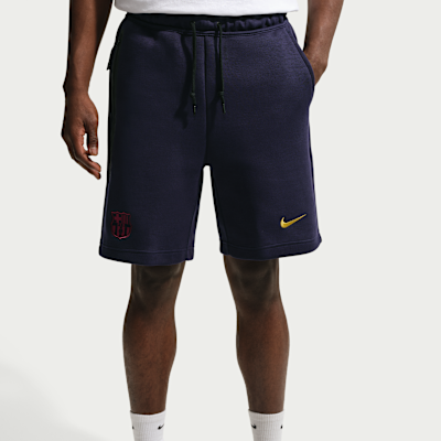 Nike FC Barcelona Tech Fleece Nike Erkek Futbol Şortu görsel 2