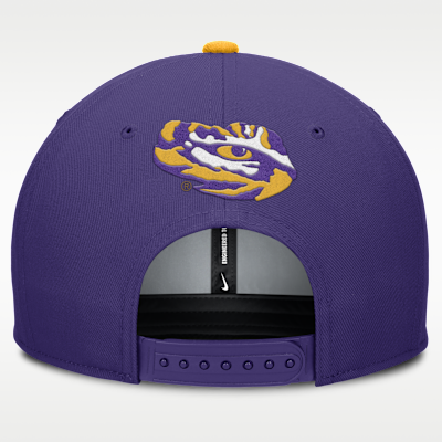 Gorra universitaria Nike Dri-FIT ajustable para hombre LSU On-Field Club