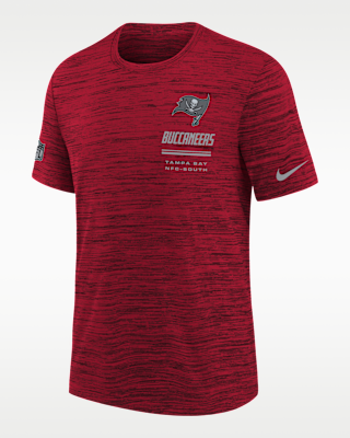 Детская футболка Tampa Bay Buccaneers Sideline Team Issue Velocity Big Kids' Nike Dri-FIT NFL