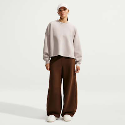 Nike 24.7 ImpossiblySoft Dri-FIT Bol Kesimli Crew Yakalı Kadın Üstü görsel 4