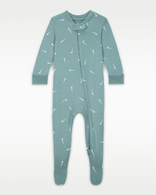 Детские  Nike Baby (0-9M) Printed Viscose Footed Coverall