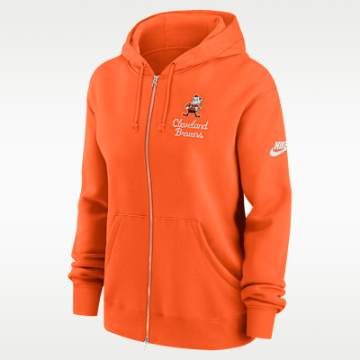 Cleveland Browns Phoenix Rewind Women's Nike NFL Full-Zip Hoodie