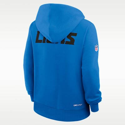 Detroit Lions Sideline Women's Nike Dri-FIT NFL Pullover Hoodie