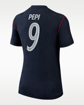 Женские джерси Ricardo Pepi USMNT 2026 Match Away Nike Aero-FIT Soccer Jersey