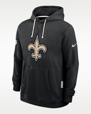 Мужское худи New Orleans Saints Initial Home Sideline Nike Dri-FIT NFL Pullover Hoodie