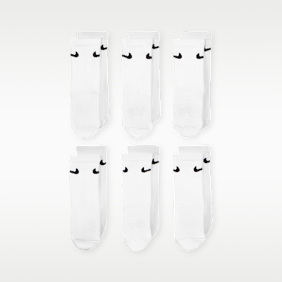 Calcetas para niños talla pequeña Nike Dri-FIT Performance Basics (6 pares)