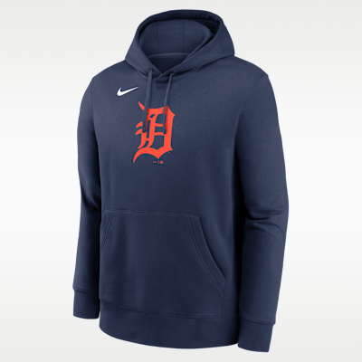 Detroit Tigers Logo Club Men's Nike MLB Pullover Hoodie