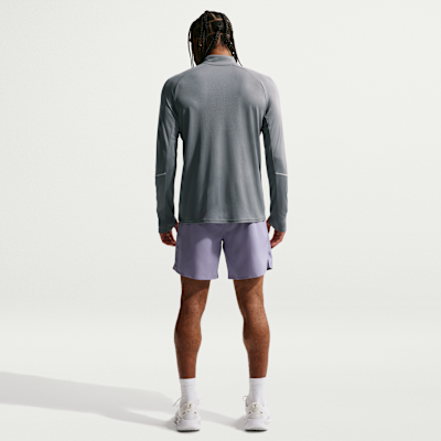 Nike Miler Dri-FIT Yarım Fermuarlı Erkek Koşu Üstü görsel 5