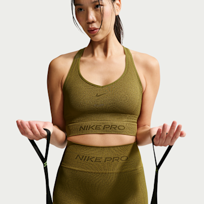 Nike Pro Seamless Dri-FIT Kadın Crop Atleti görsel 6