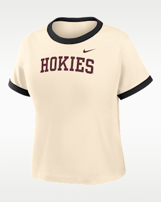 Женская футболка Nike College (Virginia Tech Ringer
