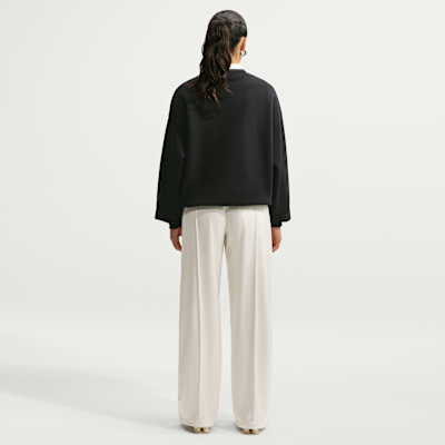 Nike Studio Fleece Orta Kalınlıkta Oversize Crew Kadın Sweatshirt'ü görsel 5