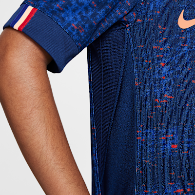 FFF 2025 Match Home (Women's Team) Big Kids' Nike Dri-FIT ADV Soccer Authentic Jersey