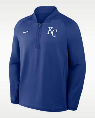 Мужские  Kansas City Royals Authentic Collection Nike Dri-FIT MLB 1/2-Zip Long-Sleeve Top