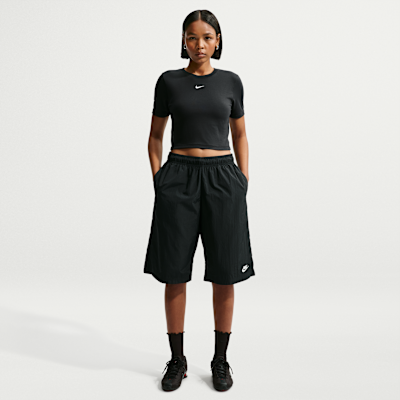 Женские шорты Nike Sportswear Women's Mid-Rise Loose Knee-Length Shorts