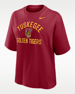 Женская футболка Nike College (Tuskegee University) Boxy