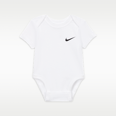 Ολόσωμα κορμάκια Swoosh Nike για βρέφη (0-9M) (τρία τεμάχια)