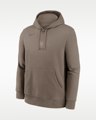 Мужское худи New York Mets Fashion Hemp Club Nike MLB Pullover Hoodie