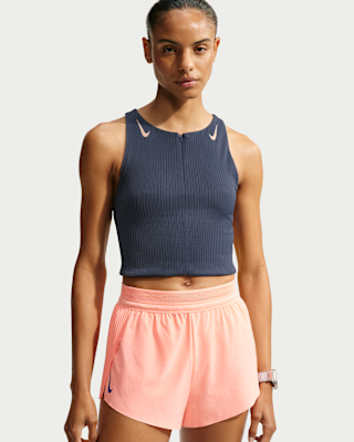 Женские Nike AeroSwift Dri-FIT ADV Cropped Tank Top для бега