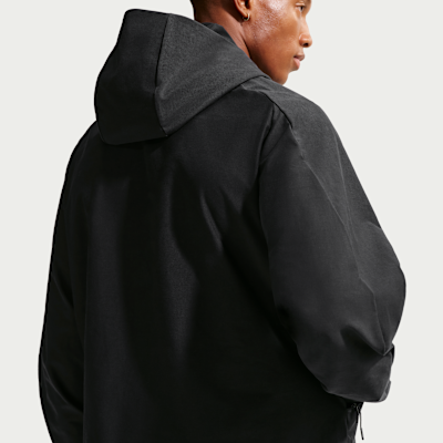 Nike Tech Shori Örgü Tam Boy Fermuarlı Windrunner Erkek Ceketi görsel 2