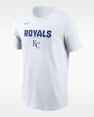 Мужская футболка Kansas City Royals Bold Team Name Nike MLB