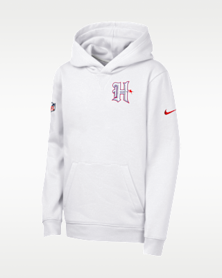 Детское худи Houston Texans Rivalries Collection Sideline Club Big Kids' Nike NFL Pullover Hoodie