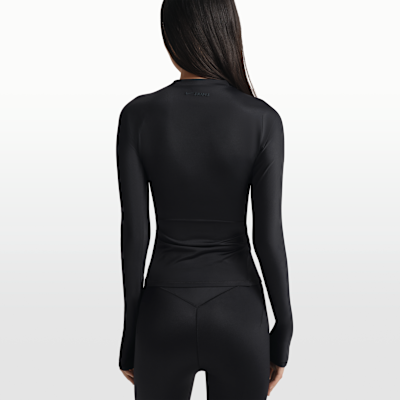 Camisola de manga comprida e gola redonda NikeSKIMS Shine para mulher