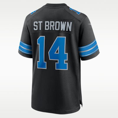 Amon-Ra St. Brown Detroit Lions Men's Nike NFL Game Football Jersey