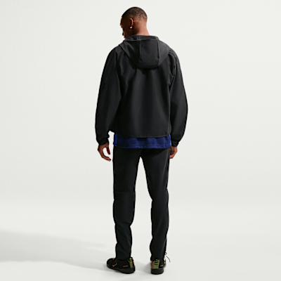Nike Tech Shori Örgü Tam Boy Fermuarlı Windrunner Erkek Ceketi görsel 5