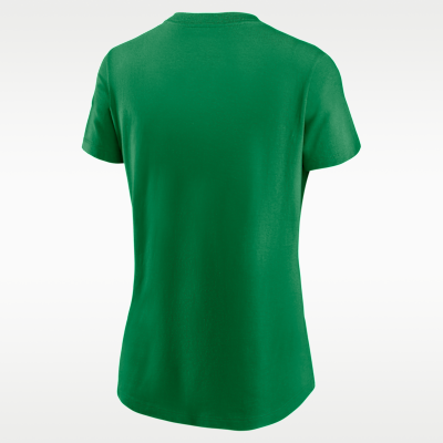 Playera universitaria Nike para mujer Oregon Athletic Prep Arch Local Script