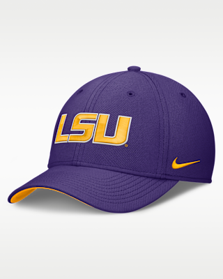 Мужские LSU Classic Swooshflex Nike Dri-FIT College Hat