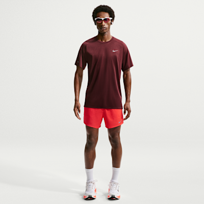 Shorts de correr Dri-FIT de 13 cm 2 en 1 para hombre Nike Stride