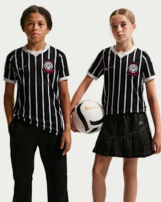Детские джерси S.C. Corinthians 2026/27 Stadium Away Big Kids' Nike Dri-FIT Soccer Replica Jersey