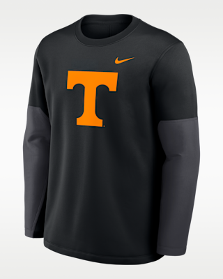 Мужская футболка Tennessee Sideline Coach Nike Therma-FIT College Long-Sleeve