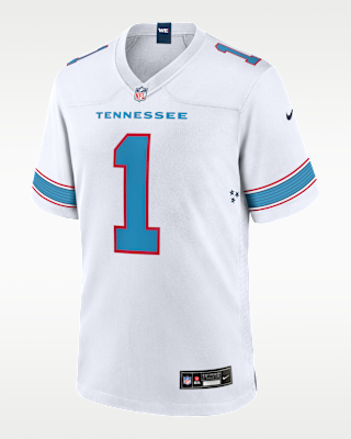 Мужские джерси Cameron Ward Tennessee Titans Nike NFL Game Jersey