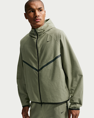 Nike Tech Men's Shori-Knit Full-Zip Windrunner Jacket