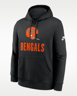 Мужское худи Cincinnati Bengals Best Season Rewind Club Nike NFL Pullover Hoodie