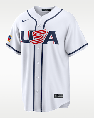 Мужские джерси Kyle Schwarber USA Baseball 2026 World Baseball Classic Nike Stadium Jersey