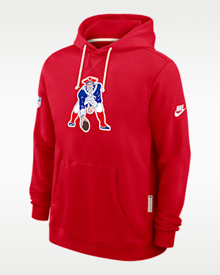 Мужское худи New England Patriots Alt Offensive Set Play Sideline Nike Dri-FIT NFL Pullover Hoodie