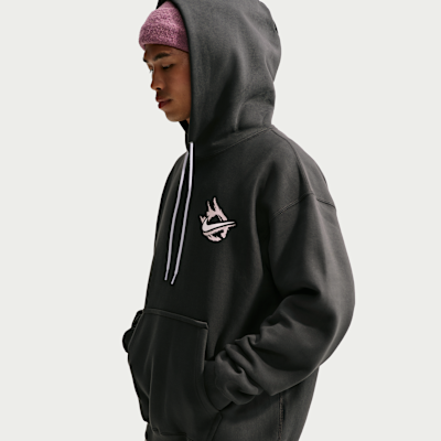Nike Solo Swoosh Fleece Erkek Kapüşonlu Üst görsel 3