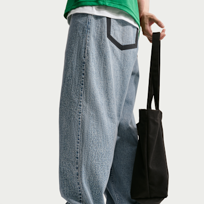 Nike Sportswear Indigo Erkek Kot Pantolonu görsel 4