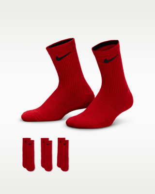 Детские носки Nike Dri-FIT Elite Little Kids' Crew Socks (3 Pairs)