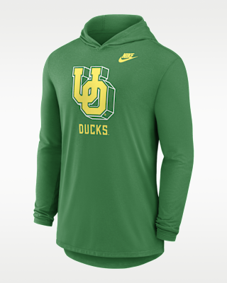 Мужская футболка Oregon Legacy Nike Dri-FIT College Long-Sleeve Hooded