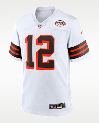 Мужские джерси Shedeur Sanders Cleveland Browns 2025 NFL Draft Nike NFL Game Jersey