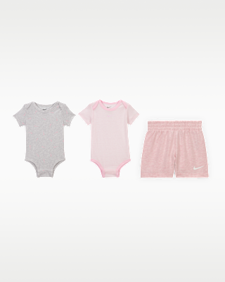 Детские  Nike Essentials Baby 3-Piece Striped Swooshfetti Set