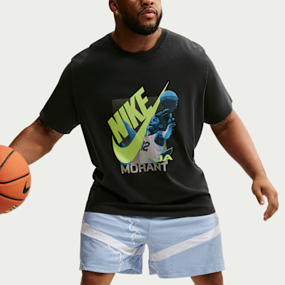 Nike Ja Erkek Basketbol Tişörtü görsel 8