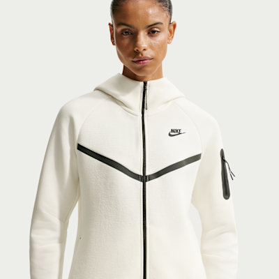 Nike Sportswear Tech Fleece Windrunner Tam Boy Fermuarlı Kadın Kapüşonlu Üst