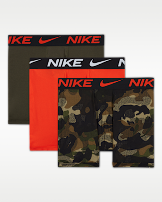 Подростковые  Nike Micro Print Boxer Briefs (3-Pack) Big Kids' Underwear