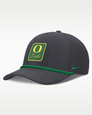 Женские  Oregon Legacy Letter Rise Nike Dri-FIT College A-Frame Adjustable Hat